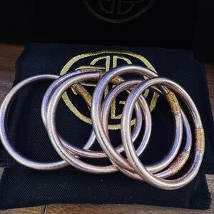 BudHa Girl all weather Bangles, set of 6.
